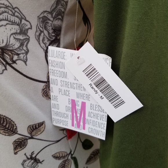 LuLaRoe Randy Tee Women's  Size M NWT Unicorn? - Picture 4 of 4